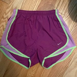 XS Purple and green nike shorts (fits like a small)